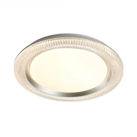 Настенно-потолочный светильник Sonex Vendy 7782/DL пластик/белый/серебро LED 48Вт пульт ДУ (регулировка яркости, 220V, круглые, IP43)