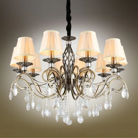 Подвесная люстра Omnilux Mezzano OML-79113-10 (220V, на цепи)