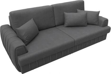 Диван прямой Лига-057 НПБ Лига Диванов (Замша) арт.129227