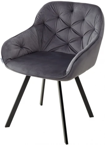 Стул GALE BLUVEL-14 GREY поворот.360 град., велюр