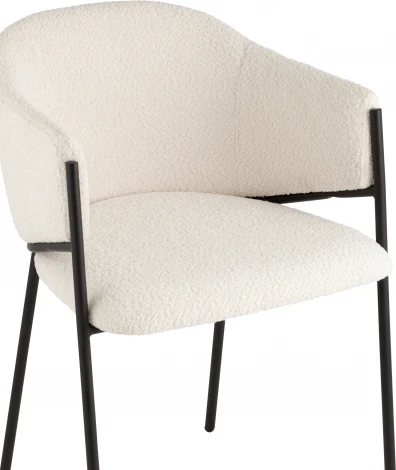 Стул Brace букле белый Stool Group (арт.УТ000039131)