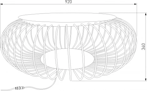 Наземный светильник Elektrostandard Firenze 35178/F черный (LED, 220V, IP65)