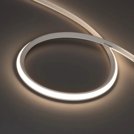 Светодиодная лента герметичная MOONLIGHT-3D-T-X544-10x10mm 24V Day4000 (8 W/m, IP67, 5m, wire x1) (Arlight, Вывод боковой) 049471