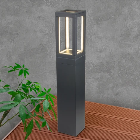 Наземный светильник Elektrostandard Frame 1529 TECHNO LED серый (220V, IP54)