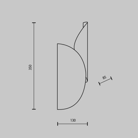 Настенный светильник Maytoni Organic MOD225WL-02B2 (220V)