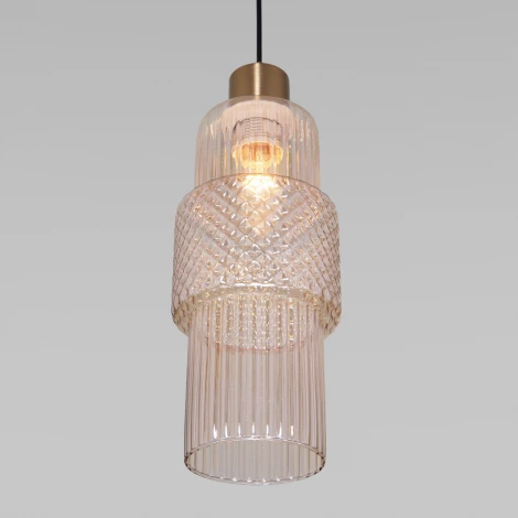 Подвесной светильник Eurosvet Soho 50209/1 бронза (220V, на проводе, круглые)