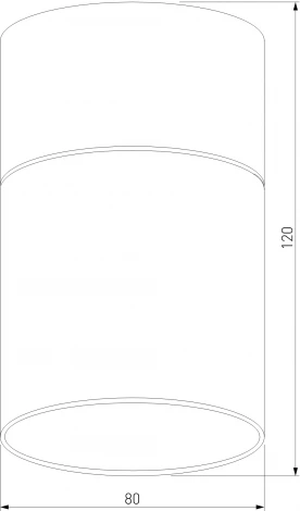 Светильник потолочный светодиодный Elektrostandard Lumen 25047/LED 10W 4000К латунь/прозрачный (220V, круглые)