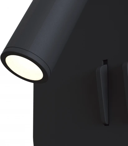 Настенный светильник (бра) Ios 176 3000К 9Вт IP 20 LED Maytoni Technical C175-WL-01-6W-B (220V, выключатель)