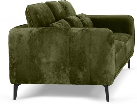 Диван Amsterdam трехместный ОГОГО (арт.786596), (Ткань,Велюр/Зеленый)