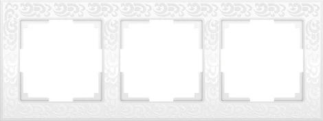 Рамка на 3 поста (белый) W0032301 (a050802)