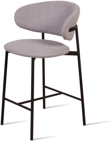 Стул полубарный Adele, рогожка wellton 912, серый Top Concept арт.22296