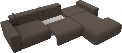 Диван угловой Лига-036 НПБ Классик Лонг правый угол Лига Диванов (Рогожка) арт.124678