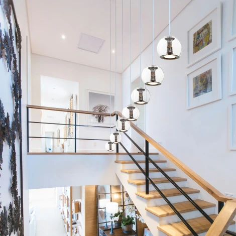 Подвесной светильник Favourite Sfar 4335-1P (LED, 220V, на проводе, шар)