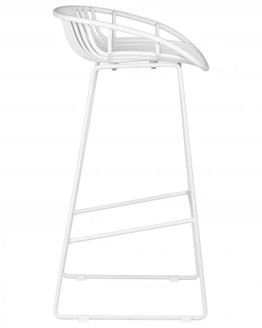 Стул барный DOBRIN FRANK (белый) 775APP-LMZL FRANK, цвет белый