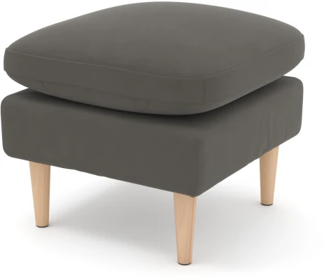 Пуф Arsko Корс каменный велюр