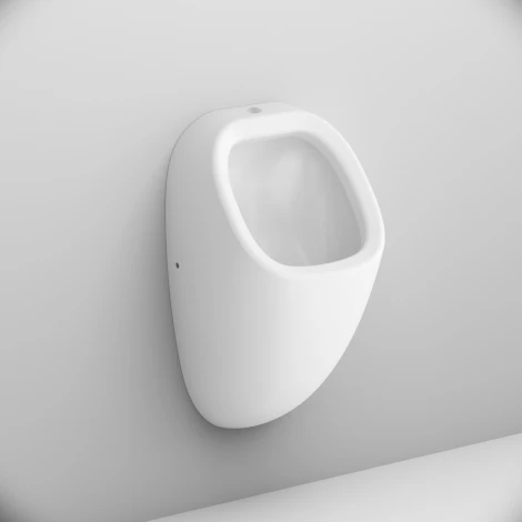 Писсуар AM.PM Spirit V2.0 C707006WP подвесной, с внешним подводом воды, с декором