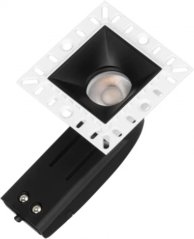 Встраиваемый точечный светильник под гипсокартон MS-RIALTO-TRIMLESS-S40x40-9W Warm3000 (BK, 36deg, 230V) (Arlight, IP20 Металл) 048321 (LED)