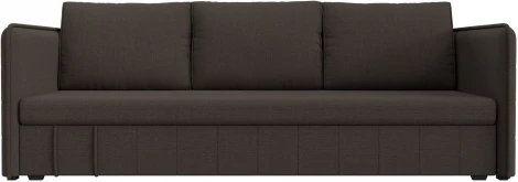 Диван прямой Слим (Коричневый/Рогожка) Лига Диванов арт.121143