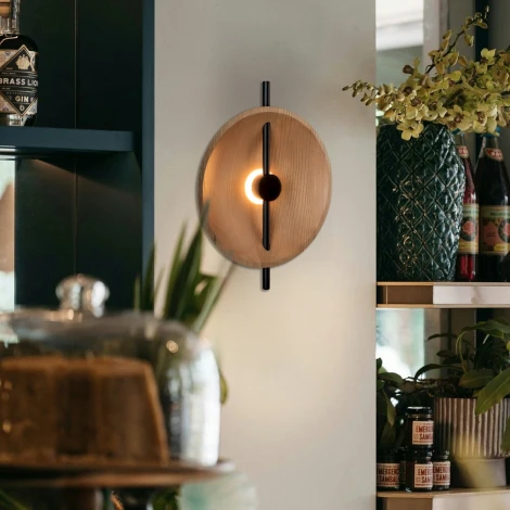 Настенный светильник светодиодный Loft It Wood 10451W (220V, круглые)