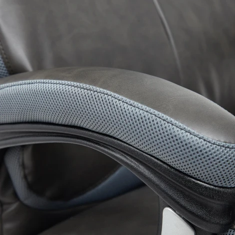 Кресло DUKE (Искусственная кожа,Ткань/Черный,Серый) Tetchair арт.14126