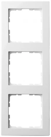Рамка на 3 поста (белый глянцевый) Jasmart G-Classic G1003W