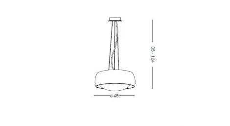 Подвесной светильник Ideal Lux Comfort SP1 GRIGIO