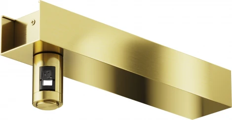 Основание настенное Wall для блока питания с вводом питания Flarity латунь Maytoni Accessories for tracks Flarity TRA155CW-BB-BS