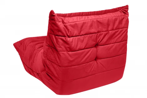 Диван Dreambag Маршмеллоу Красный 1 секция 7313400