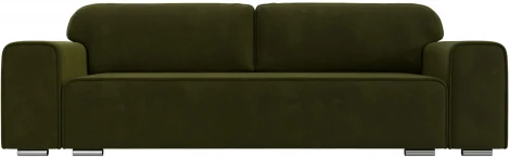 Диван прямой Лига-029 (Зеленый/Микровельвет) Лига Диванов арт.121020