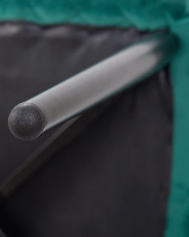 Стул обеденный RICHARD (черные матовые ножки, зелёный велюр (V108-64))