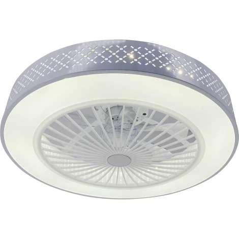 Потолочный светильник круглый с вентилятором Toplight Verity TL1207X-72WH (LED, 220V, круглые)
