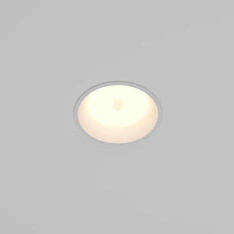 Встраиваемый светильник Maytoni Okno DL055-8W3K-SEN-W (LED, 220V, датчик движения, круглые, IP44)