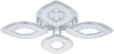 Потолочная люстра Dew 10271/4 LED*72W White (ночной режим, 220V, пульт управления)