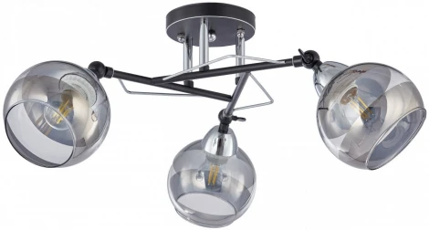 Потолочная люстра на штанге Arte Milano AMALFI-323685 323685/3B BK+CR (220V)