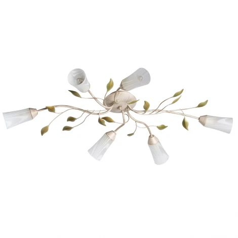Потолочная люстра MW-Light Восторг 242015306 (220V, лепестки, листья, ветки)