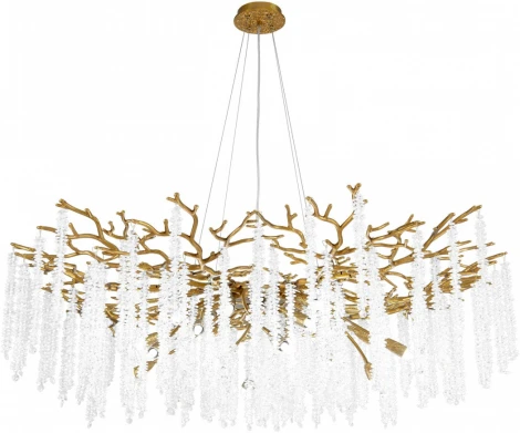 Подвесная люстра хрустальная Arte Milano Milano-1 23110.1200.18.E14.A IB (220V, на тросе)