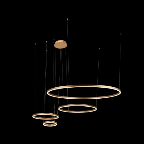 Подвесной светильник Loft IT Ring 10017/4L (LED, 220V, на тросе, кольцо)