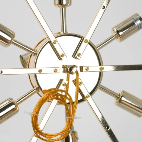 Подвесная люстра Lussole Napa LSP-8926 (220V, хрусталь, на цепи, круглые)