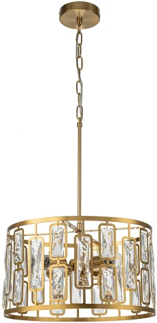 Подвесная люстра Escada Glow 2102/4S Gold Е27*60W (220V, на цепи, круглые)