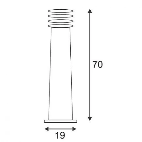 Наземный светильник Slv Rusty 229021