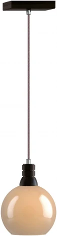 Подвесной светильник 33 ИДЕИ PND.123.01.03.028.WE-S.13.AM (220V, на проводе, шар)