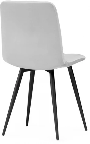 Стул Notta на металлокаркасе Чилли К светло-серый / черный 502073