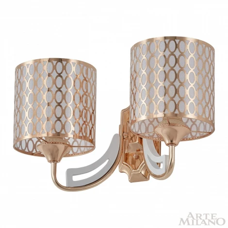 Бра Arte Milano Florentia-3387 303387/2W Wh/Gd (220V)