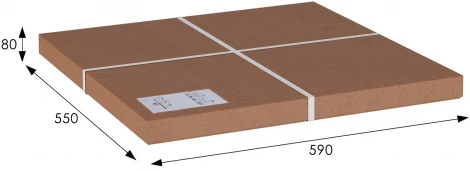 Стол журнальный Ретро квадратный лак от фабрики Mebelik