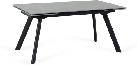 Раскладной обеденный стол Bronte ОГОГО Обстановочка! (Керамика/Серый,Черный) арт.926793