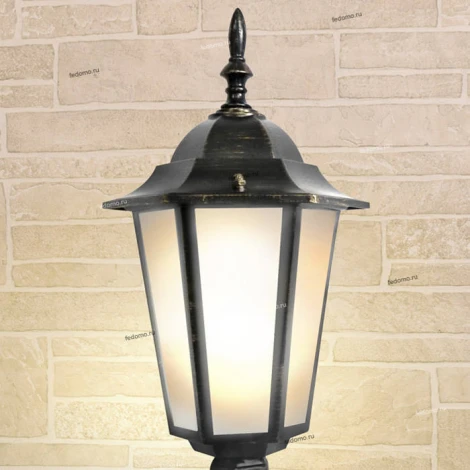 Наземный фонарь Elektrostandard Claro GL 1004S черное золото (220V, IP44)