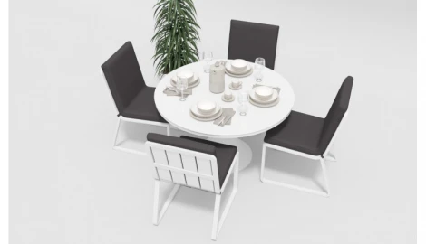 Стол Gardenini Voglie round TVGL.020011.T3