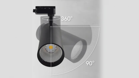 Трековый светильник однофазный светодиодный SWG TL3P TL3P-BL-10-NW (220V)