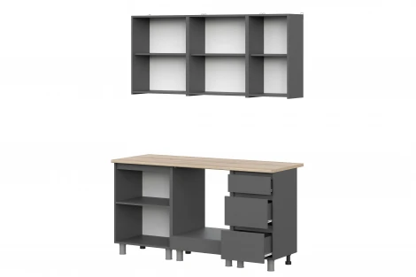 Кухня Денвер Арника (без столешницы). Композиция 4