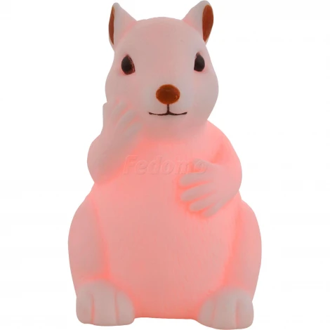 Интерьерная настольная лампа RGB Globo Kraka 28034-20 (для детской, LED, 220V, выключатель, животные)